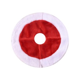 Christmas Tree Blanket, Round Plush Christmas Tree Skirts, Christmas Tree Blanket, Red and White Christmas Tree Mat, Christmas Tree Decoration, for Small Christmas Trees