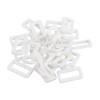 M METERXITY 50 Pack Rectangle Buckle - Plastic Ring Buckles