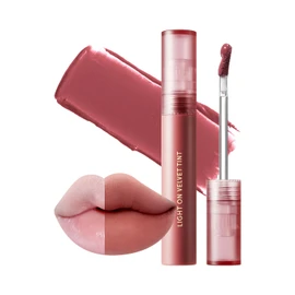Nature Republic Light on Velvet Tint (05 MOOD FIG) | High Pigment, Weightless Lip Tint with Velvety Matte Finish, Smooth Texture, Non-Sticky Formula