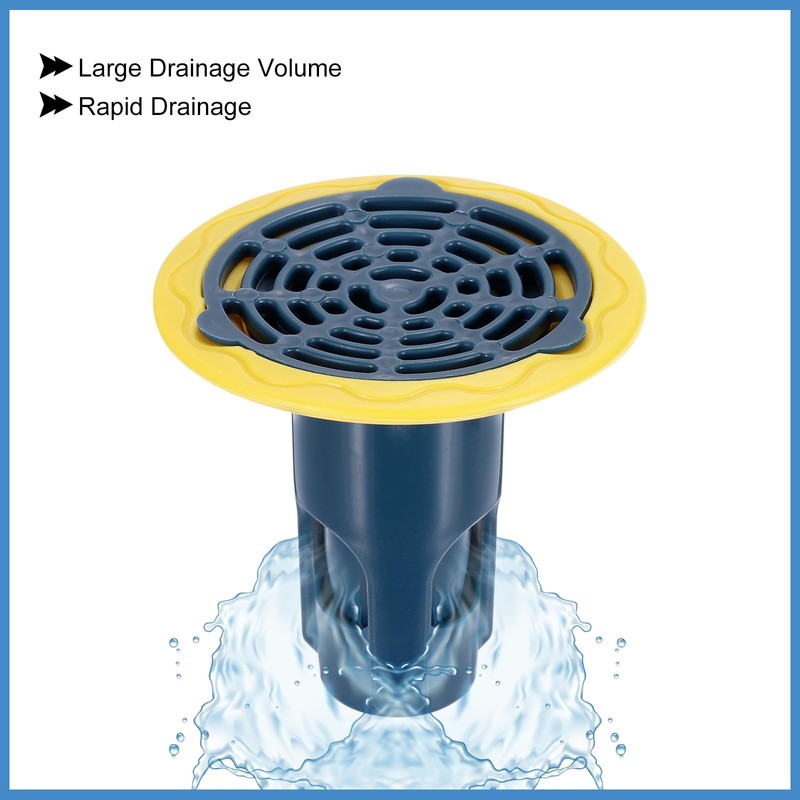 uxcell Shower Floor Drain Backflow Preventer, Valve Sewer Anti-Odor Core