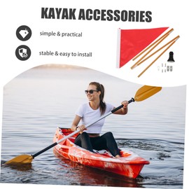 SUPVOX Professional Kayak Accessory Folding Flag Pole Easy Install/disassemble for Boat Flag Holder