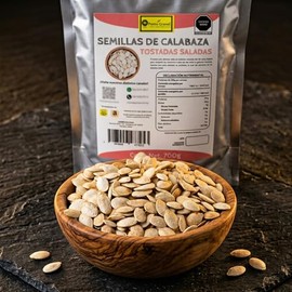Punto Granel Semillas de Calabaza Tostadas y Saladas 700gr - Pepitas de Calabaza Con Cascara - Snack Salado - Snack Mexicano