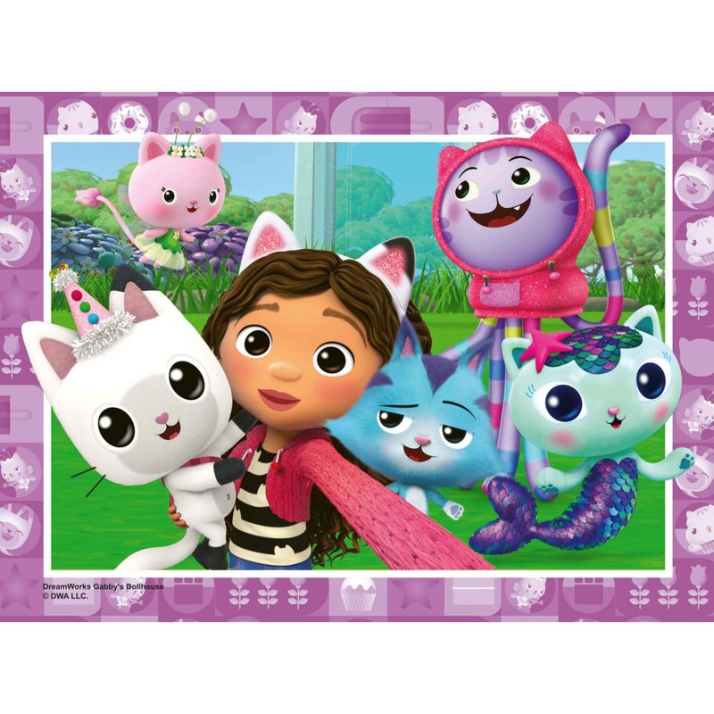Ravensburger Gabby’s Dollhouse Jigsaw Puzzles for Kids Age 3 Years