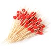 200pcs Snack Sticks Heart Shaped Decorative Fruit Picks Cocktail Picks