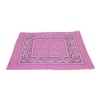 Macahel Cotton Paisley Design Bandana (Pink)