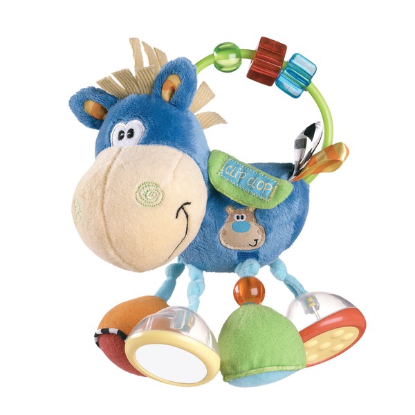Playgro Activity Rattle Clip Clop, Learning Toy, From 3 Months,