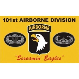 NEW 101st Airborne Division Screamin' Eagles 3'x5' Flag by Honors