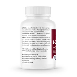 L-GLUTATHION reduziert Kapseln 250 mg 90 St