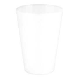 S&S-Shop 10 Plastic Drinking Cups 0.4 L Transparent Reusable Drinking Cups/Party Cups