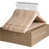StorageWorks Clothes Hanger 20 Pack, Wooden Coat Hangers for Shirts,