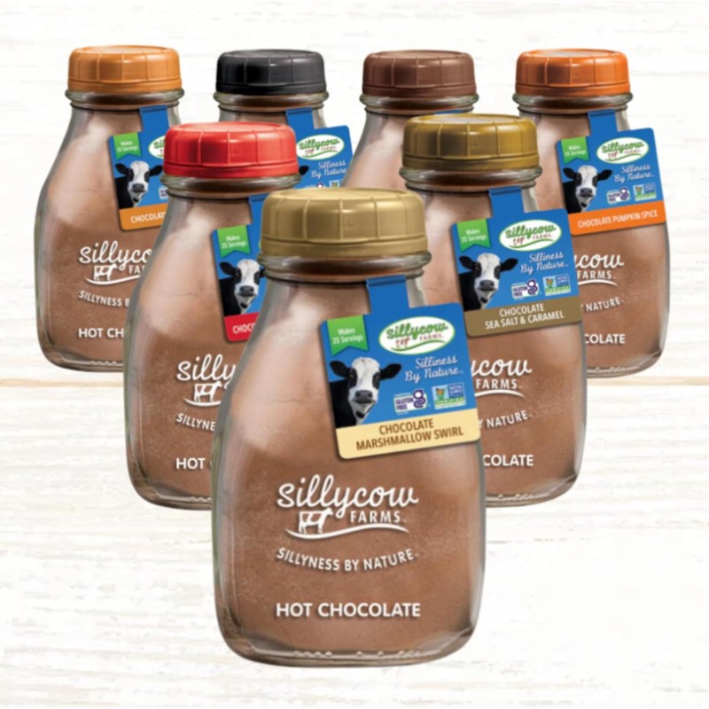 Sillycow Farms Hot Chocolate Mix Truffle Flavor | Vegan, Nut