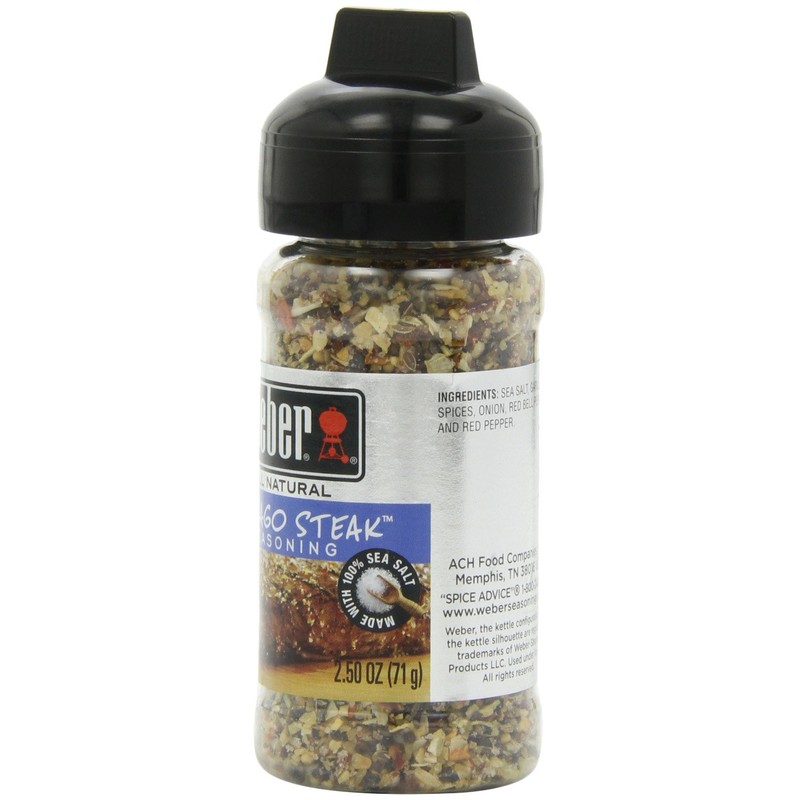 Weber Grill Seasoning Chicago Steak, 2.5-Ounce (Pack of 6)