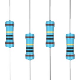 SCOOYUCK 100 pieces 10 Ω ohm resistor 1/2 W (0.5 W) 1% tolerance metal film resistors