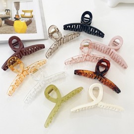Daily Updo Twisted Hair Clip Hair Clip 5 Daily Clip - Clear Pink 40ea