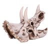 Dinosaur Triceratops Skull Model, Simulated Skeleton Think Dinosaur Statue Decorations