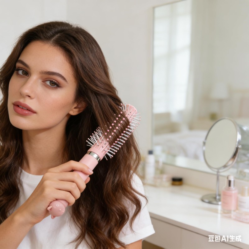 Hair Brush Set for Women, 4-Piece Curl Styling Brush with