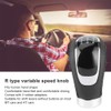 Universal Manual Gear Shift Knob with 3 Interchangeable Panels, Car