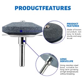 IRONHIT Lawn Mower Blade Sharpener, Upgraded Blade Assist Lawn Mower Blade Sharpener Tool Kit, Sharpener for Drill with Blade Balancer, Blade Sharpeners for Any Power Hand Drills