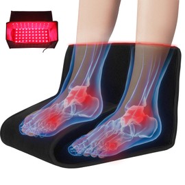 WOUDY Red Light Therapy for Feet, 320 Dual-Wavelength Led Lights for Deep Penetration, Suitable for Home Foot and Ankle Pain Care. Red Light Therapy Feet Device Equipped with Adjustable Controller