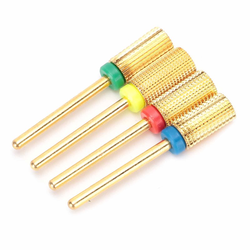 4pcs Nail Art Manicure Drill Bits Electric Grinding Machine Tool