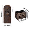 Jumiok - Abrebotellas magnético rústico para montaje en pared, divertido