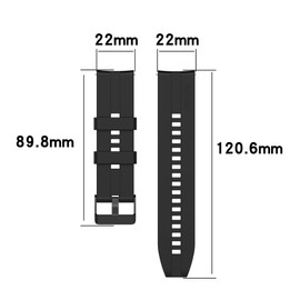 FitTurn Band Compatible with Wahoo ELEMNT Rival Replacement Straps Silicone Bands Bracelet Watch band Accessory Band for Wahoo ELEMNT Rival Running/Multisport GPS Smartwatch (SevenColors-A)