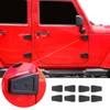 JeCar - Cubiertas para bisagras de puerta ABS para Jeep