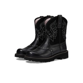 ARIAT Women's Gembaby Western Boot - Madison Avenue/Metallic Onyx, 8.5 Narrow