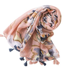 FAIRYGATE Scarves Women's Cuddly Warm and Beautiful Girls Poncho with Various Patterns XXL Scarves, 32227