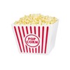 Bistras Plastic Reusable Popcorn Bowl, Large Classsic Popcorn Bucket for