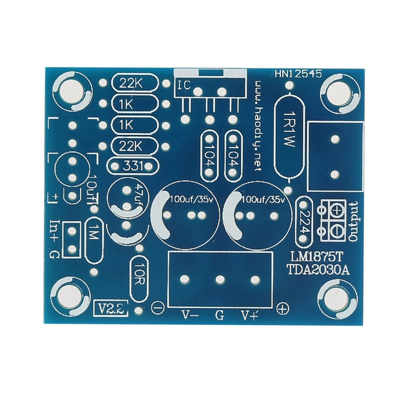 LM1875T Amplifier Kit 20W Mono Channel HiFi Audio DIY Sound