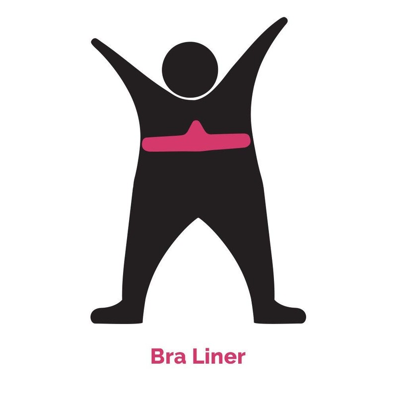 Soft Natural 100% Cotton Bra Liners - Moisture Absorbing, Seamless,