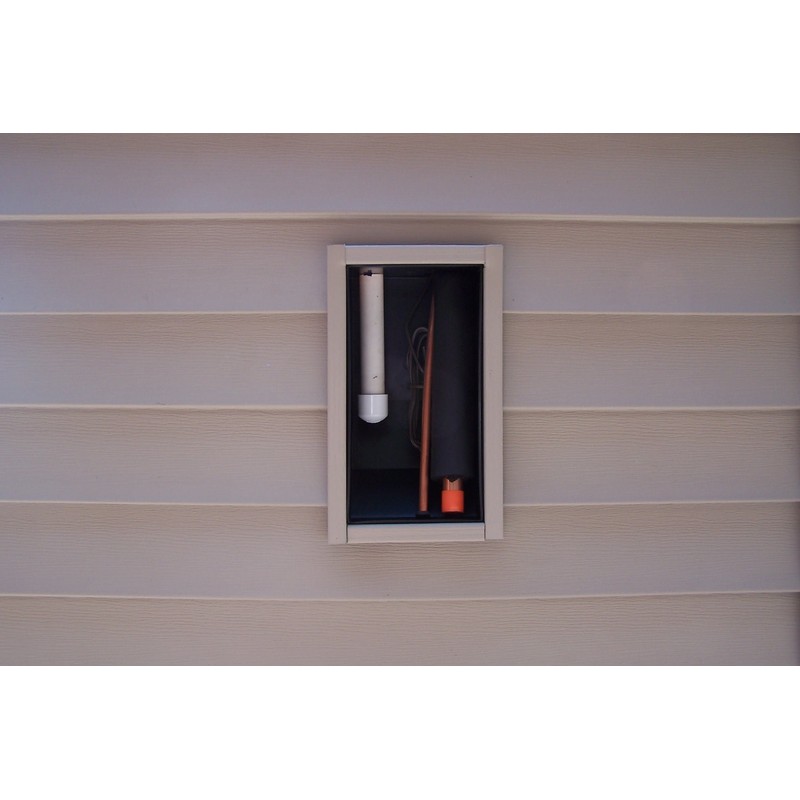 Black Line Set Rough In Box HVAC Contractors Termination Point