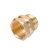 Brass Pipe to Hose Connector Fitting, Female 3/4 Pipe Thread