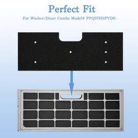 3 Pack WH01X35719 Washer Dryer Lint Filter Replacement - for Ge Washer Dryer Combo, Reusable and Hand Washable - For Models: PFQ97HSPV0DS