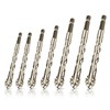 Eccentric Four Flute Saw Tooth Drill Bit Four Flute Serrated