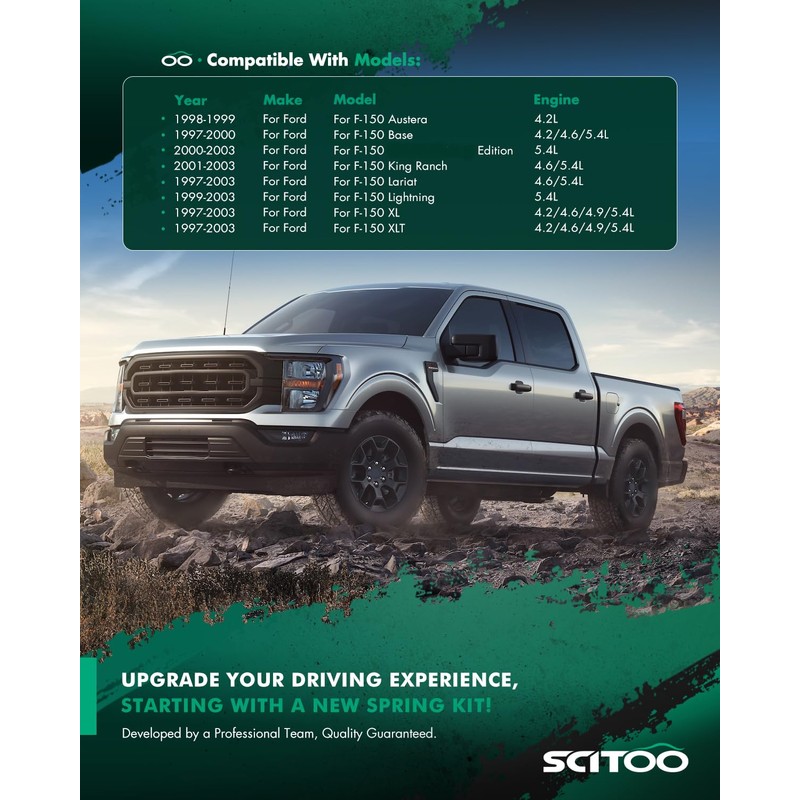 Rear Suspension Lift Rear Shackle 1.5" or 2" Lift Kit