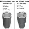 20 oz Spill Proof Lid With Straw,Replacement Straw Lids Compatible