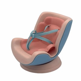 Car Seat Protector for 17cm Dolls,Air Vent Clip,Car Seat Diffuser Desktop Stand and Decorative Ornaments Suitable Display Doll,Cute Car Ornament Suitable for Blind Box Doll Fans and Collectors (4)