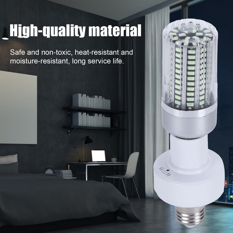 130LED UVC Light Germicidal Lamp E27 Base for Home Room