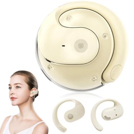 Hy-T26 Pro Overlator Headphones, Black Language Translator, Wireless Bluetooth Translation Earbuds, Advanced Wireless Translation Headphones, Bluetooth Voice Translator for Travel Learning (White)