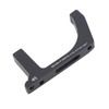 Bike Disc Brake Adapter Aluminium Alloy Black Mounting Bracket Converter