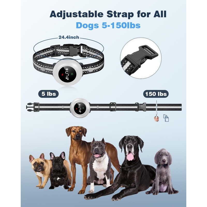 2-in-1 Dog Shock Collar & Dog Bark Collar - Smart