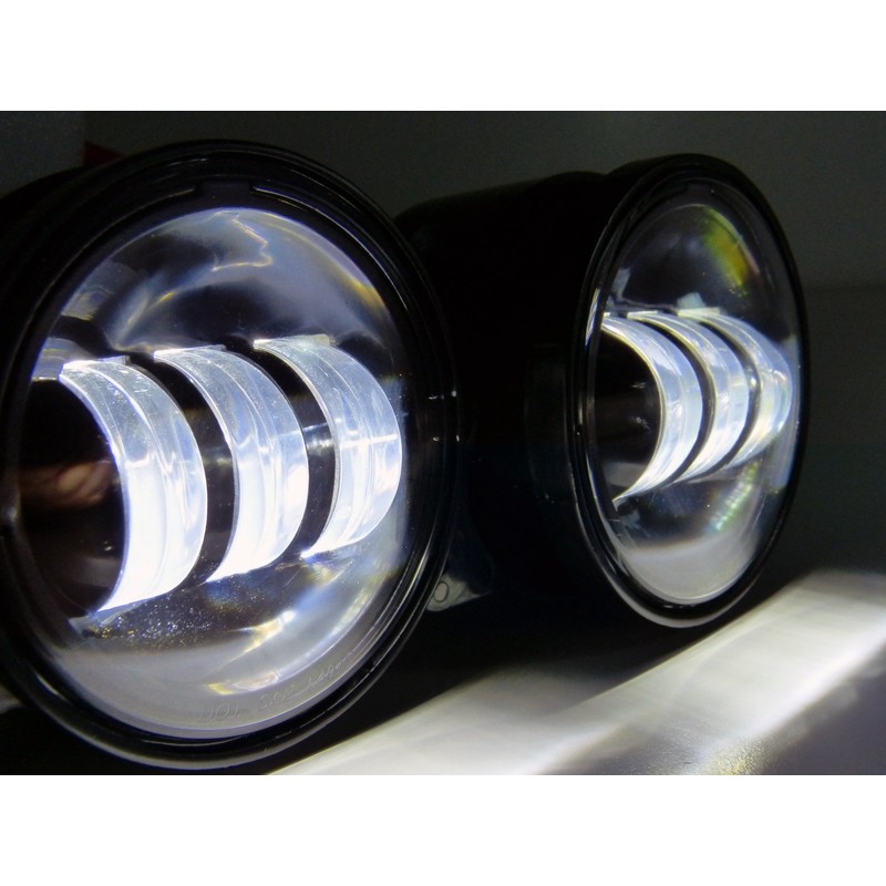 Genssi 4 Inch LED Fog Lamp Lights Compatible With Jeep