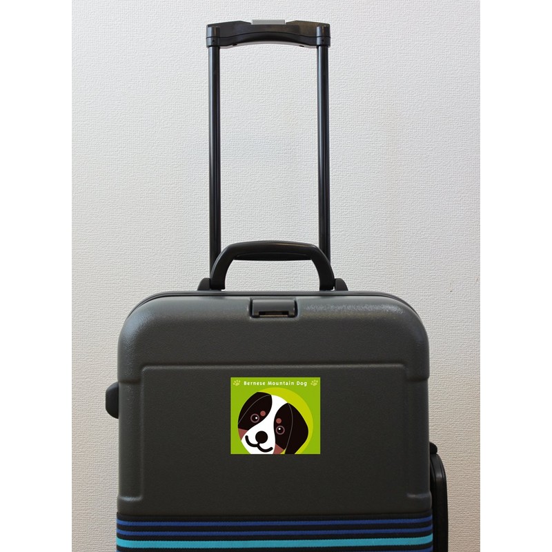 To Bar Needs Mountain Dog Dog Sticker Green Back