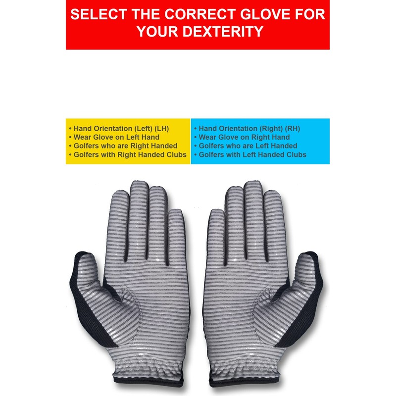 Claw Black Golf Glove for Men - Breathable, Long Lasting
