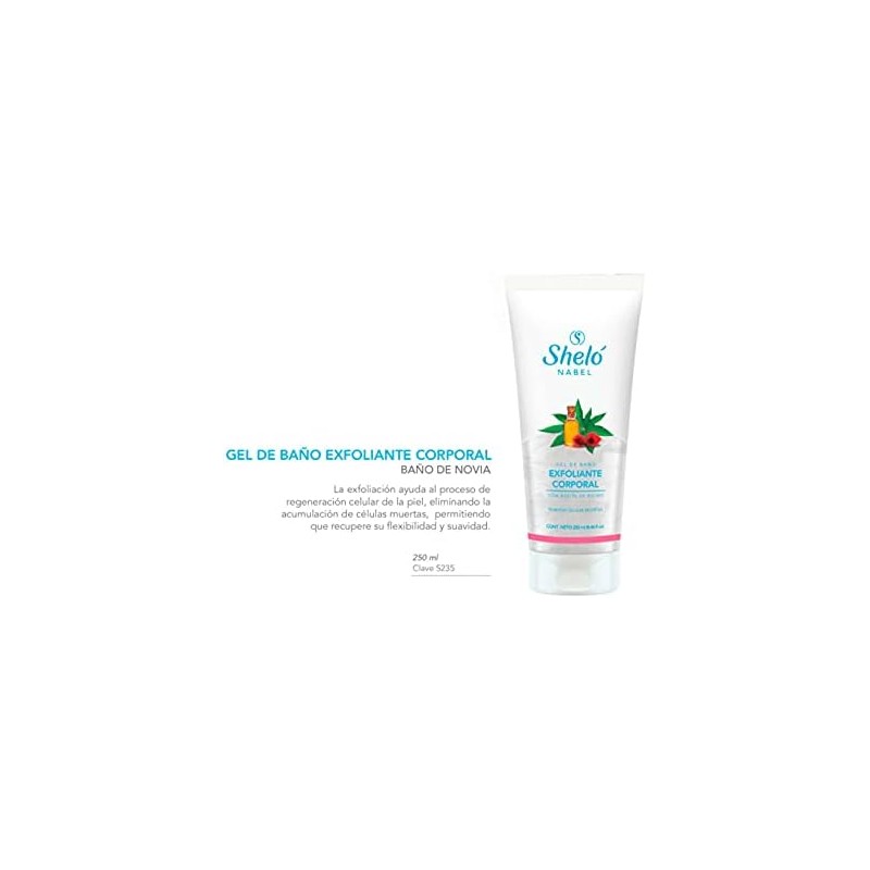 Gel Exfoliante Corporal Elimina Células Muertas Piel Suave