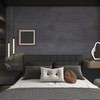 Peel and Stick Wallpaper-16 x118 Dark Blue Grey Concrete Contact