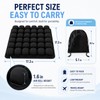 Soudur Airplane Seat Cushion,Inflatable Seat Cushion with Built in Press
