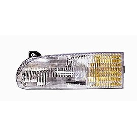 Holiday Rambler Vacationer 1996-2000 RV Motorhome Left (Driver) Replacement Front Headlight with Bulbs